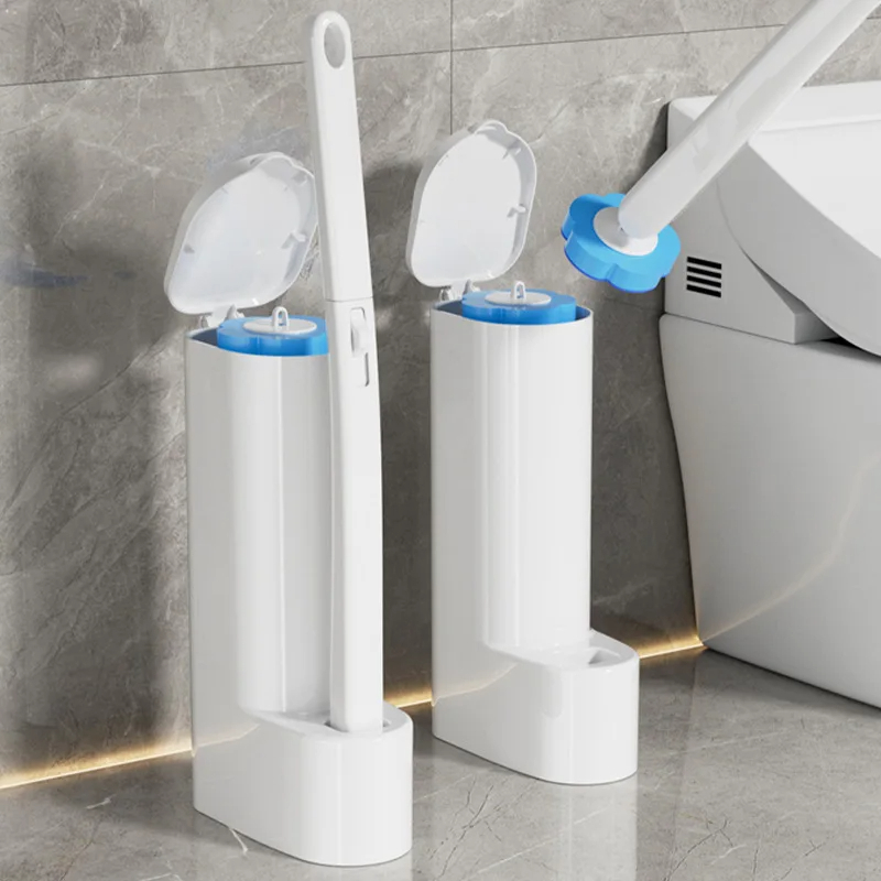 Group Head Brush - Family Disposable Toilet Brush Bathroom Toilet