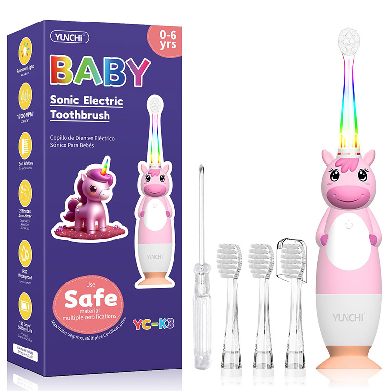 Group Head Brush - Children's Electric Toothbrush Multi-functional Waterproof Rechargeable