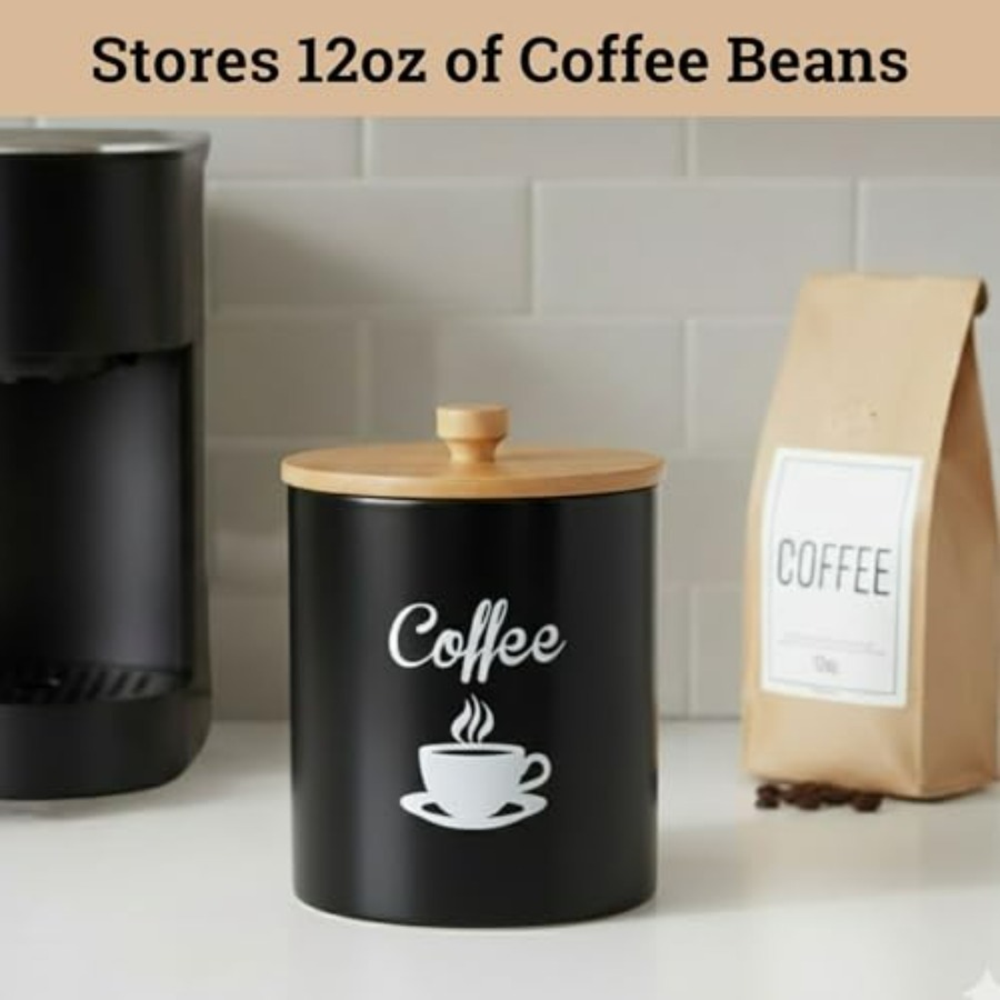 Ceramic Coffee Canister - 12 o - Coffee X avaliação e preço
