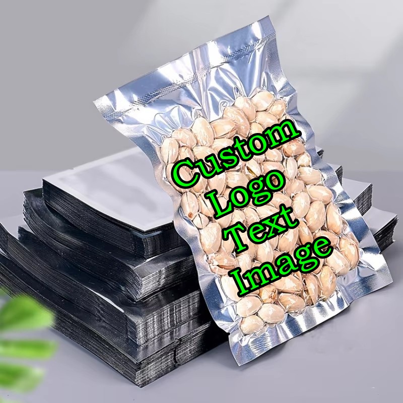 100PCS Glossy Silver Open Top  - Coffee Equipment Bag avaliação e preço