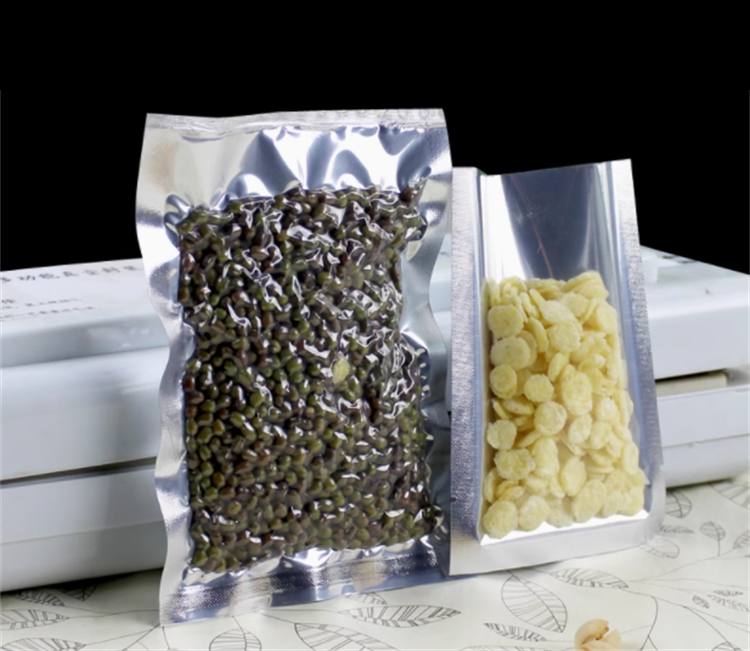 100PCS Glossy Silver Open Top  - Coffee Equipment Bag avaliação e preço