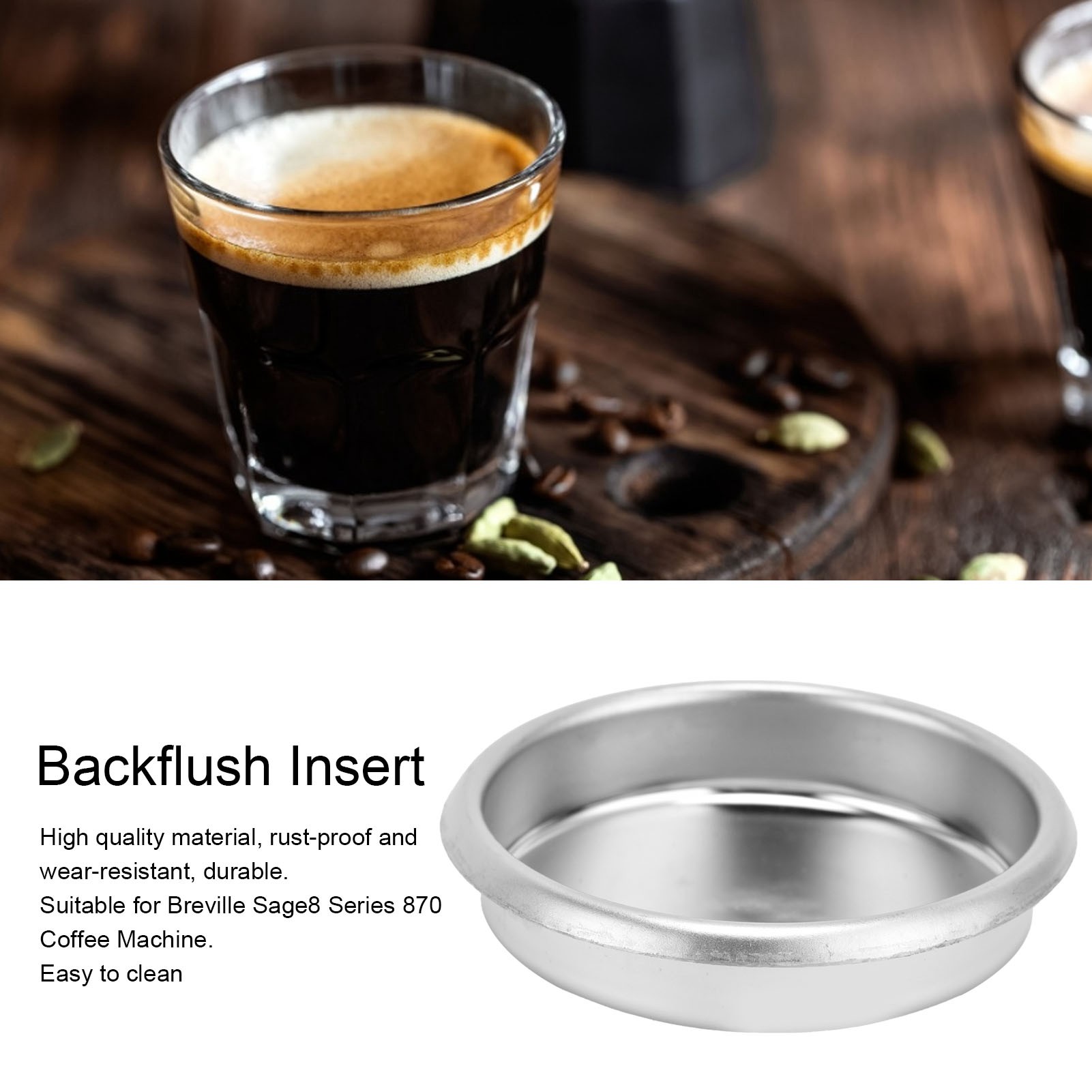 54mm Coffee Machine Stainless  - Blind Filter Disc avaliação e preço