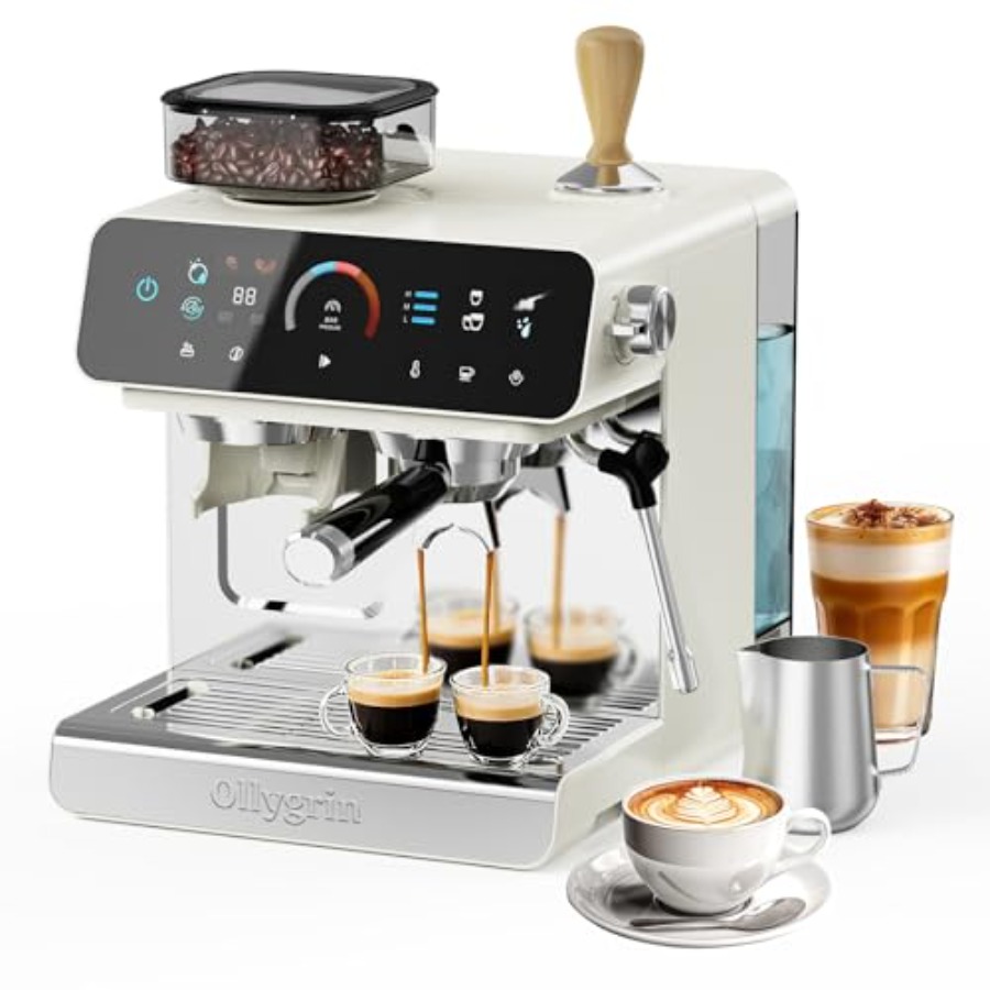 20 Bar Espresso Machine with G - Pressure Gauge Espresso avaliação e preço