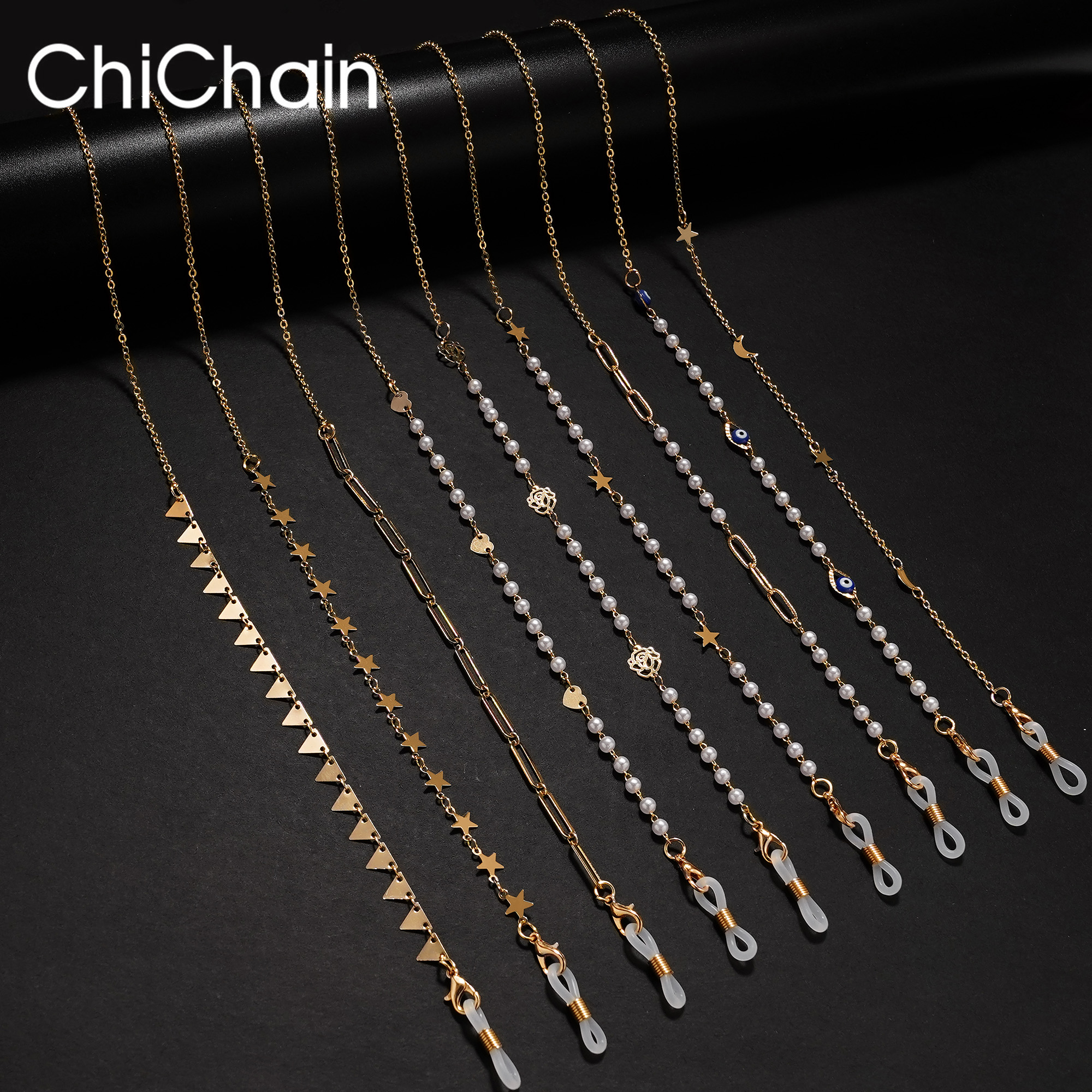 2022 Fashion Sunglasses Chain  - Blind Filter Disc avaliação e preço