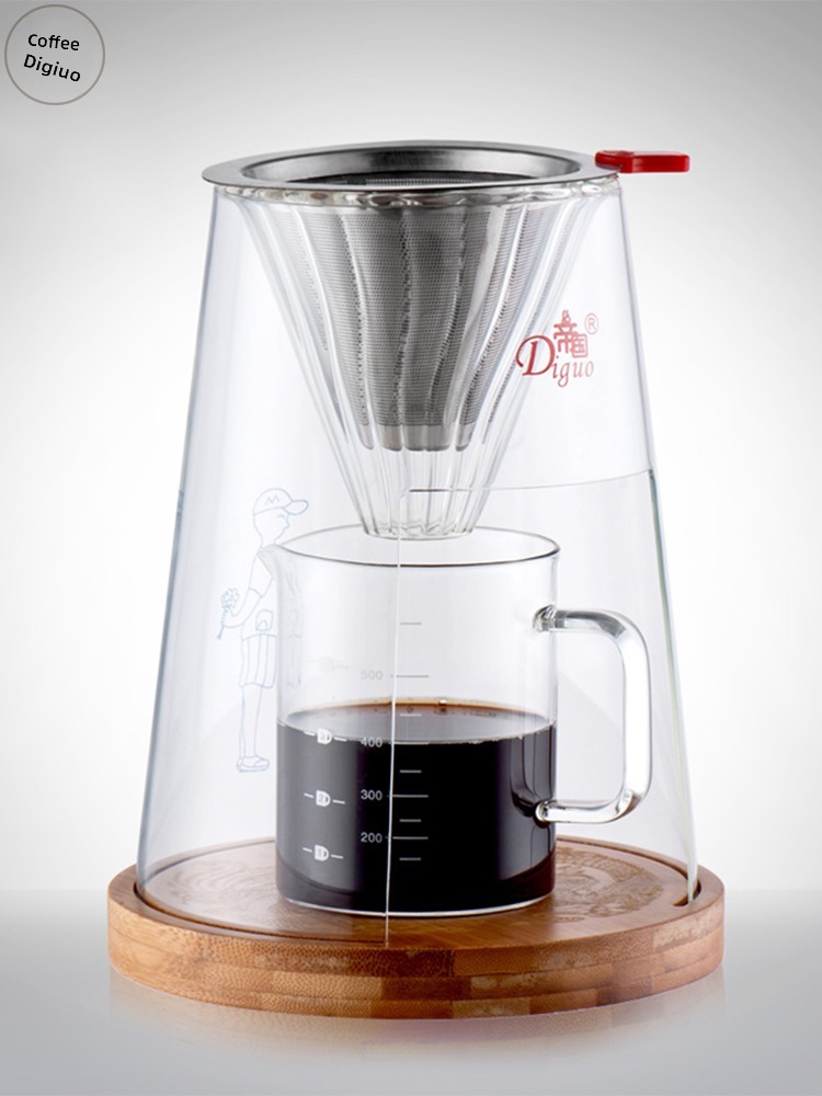 Creative Hand-Poured Glass Cof - Coffee Equipment Filter avaliação e preço