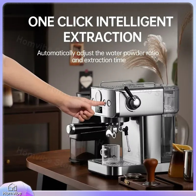 20 Bar Semi Automatic Espresso - Pressure Gauge Espresso avaliação e preço
