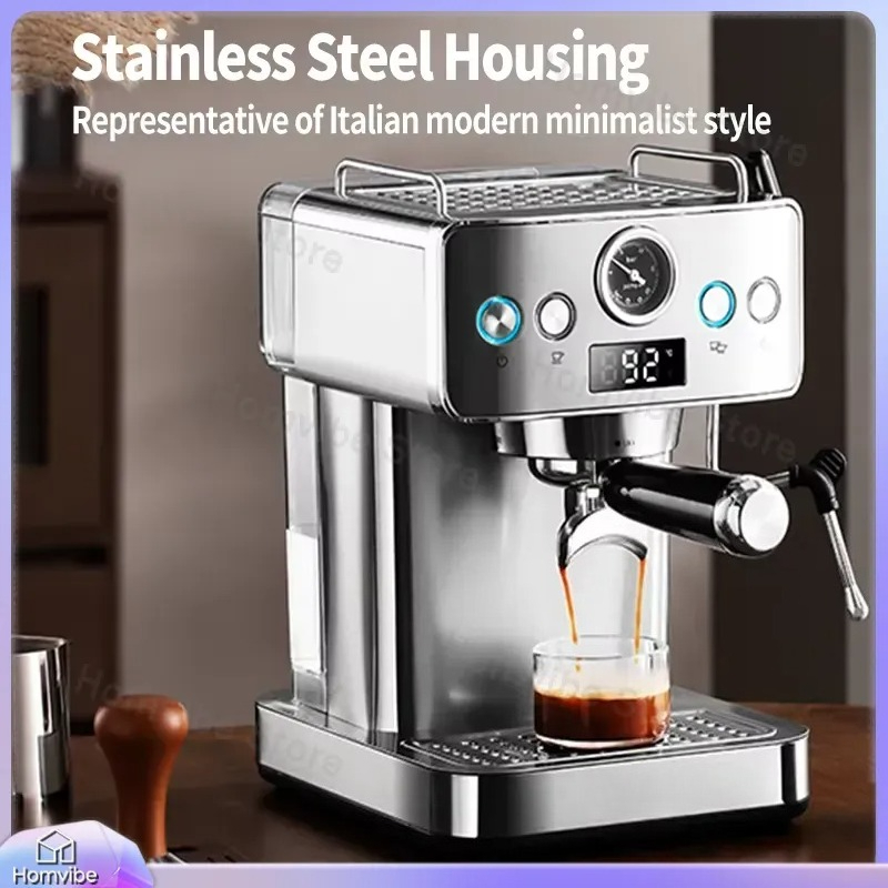 20 Bar Semi Automatic Espresso - Pressure Gauge Espresso avaliação e preço