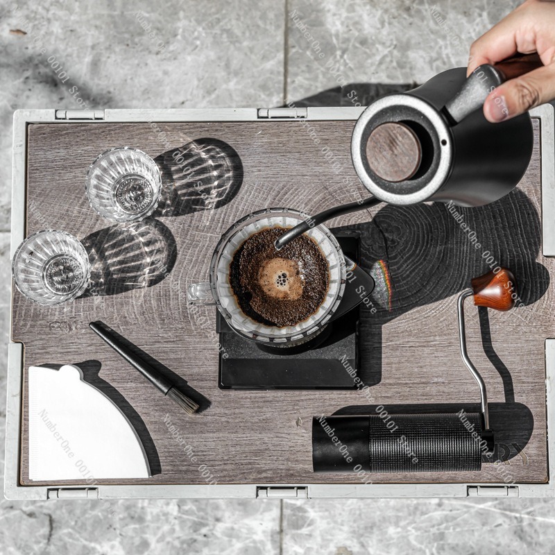 Hand Brew Coffee Set Portable  - Coffee Equipment Filter avaliação e preço