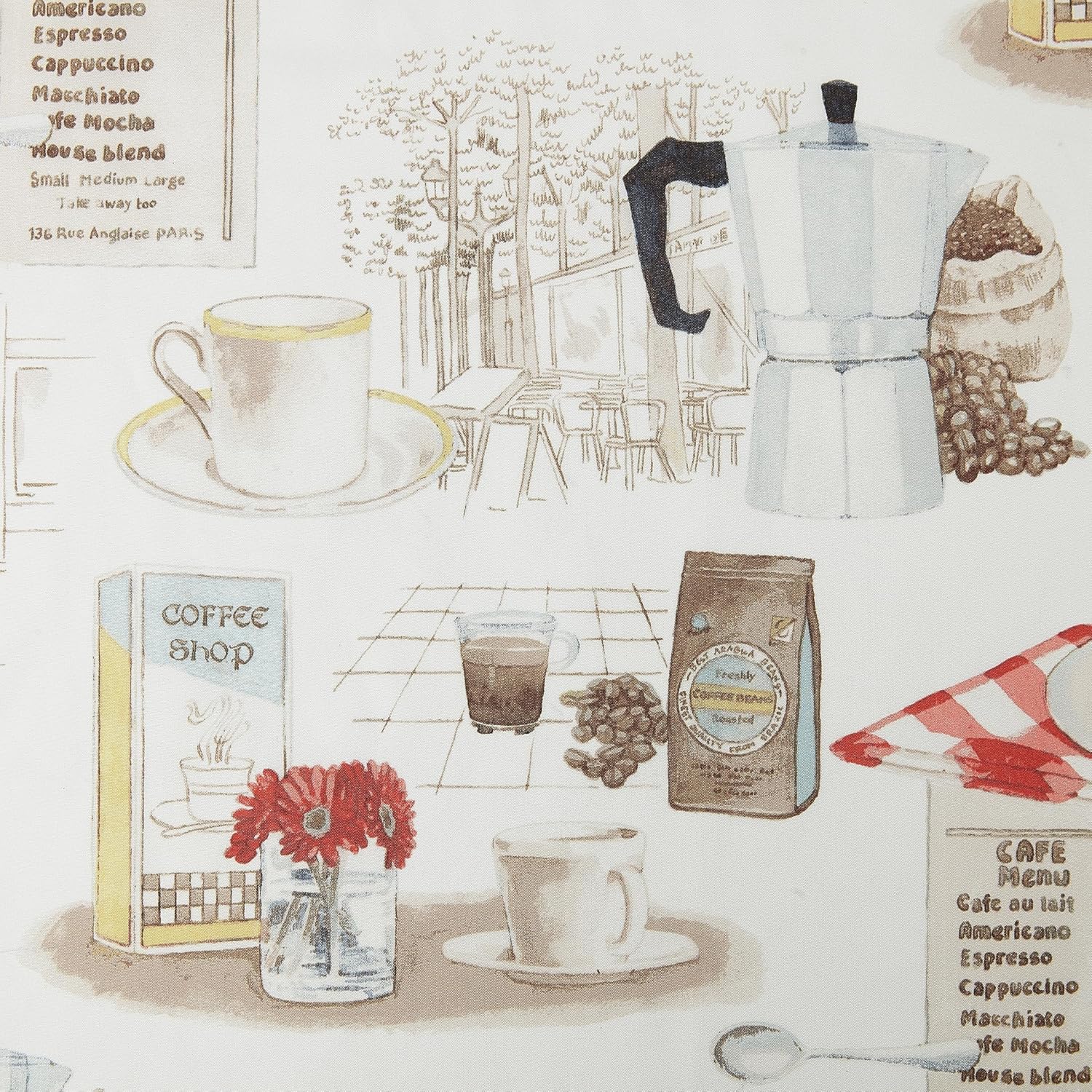 Brew Coffee Shop Semi-Sheer Ro - Coffee X avaliação e preço