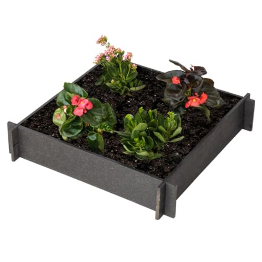 Raised Garden Bed Outdoor Pati - Coffee X avaliação e preço
