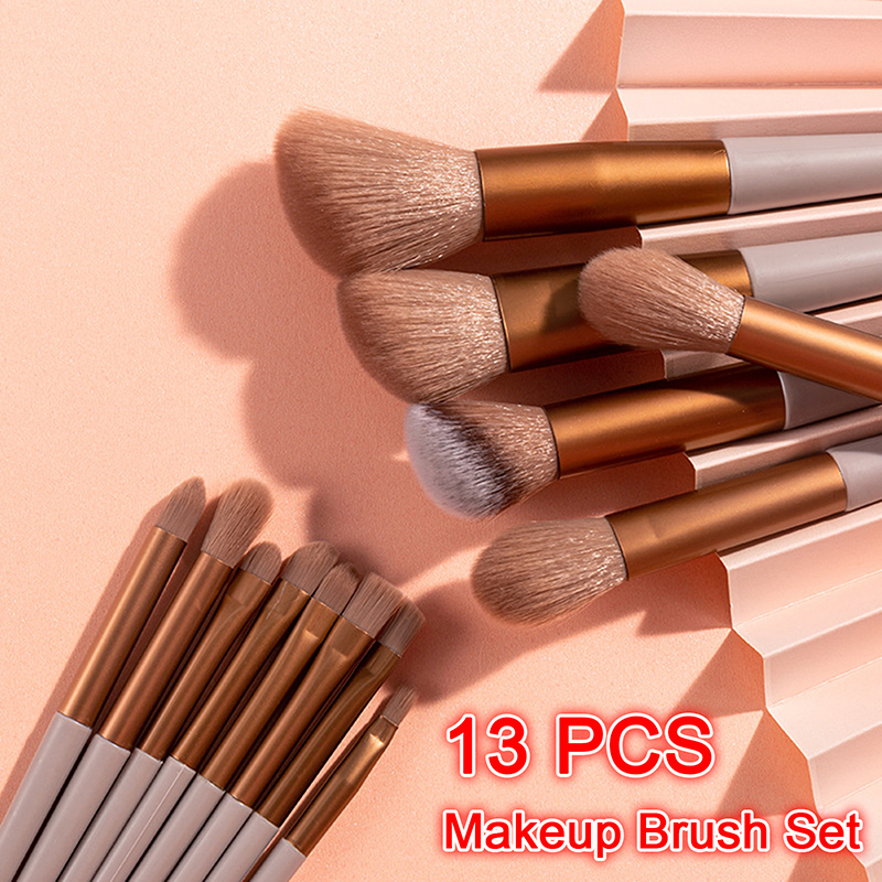 13Pcs Professional Beauty Powd - Group Head Brush avaliação e preço