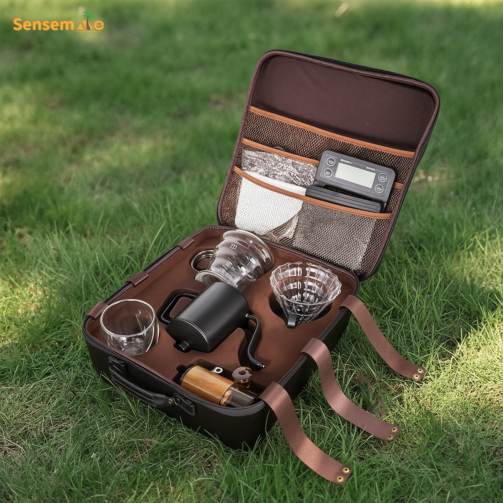 Portable Coffee Set Camping Co - Coffee Equipment Bag avaliação e preço