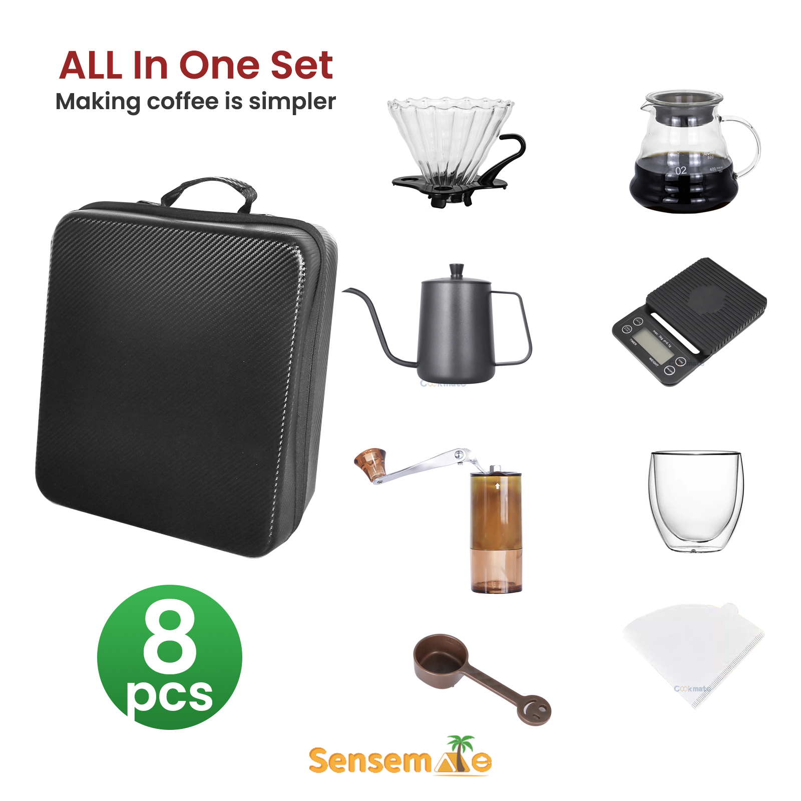 Portable Coffee Set Camping Co - Coffee Equipment Bag avaliação e preço