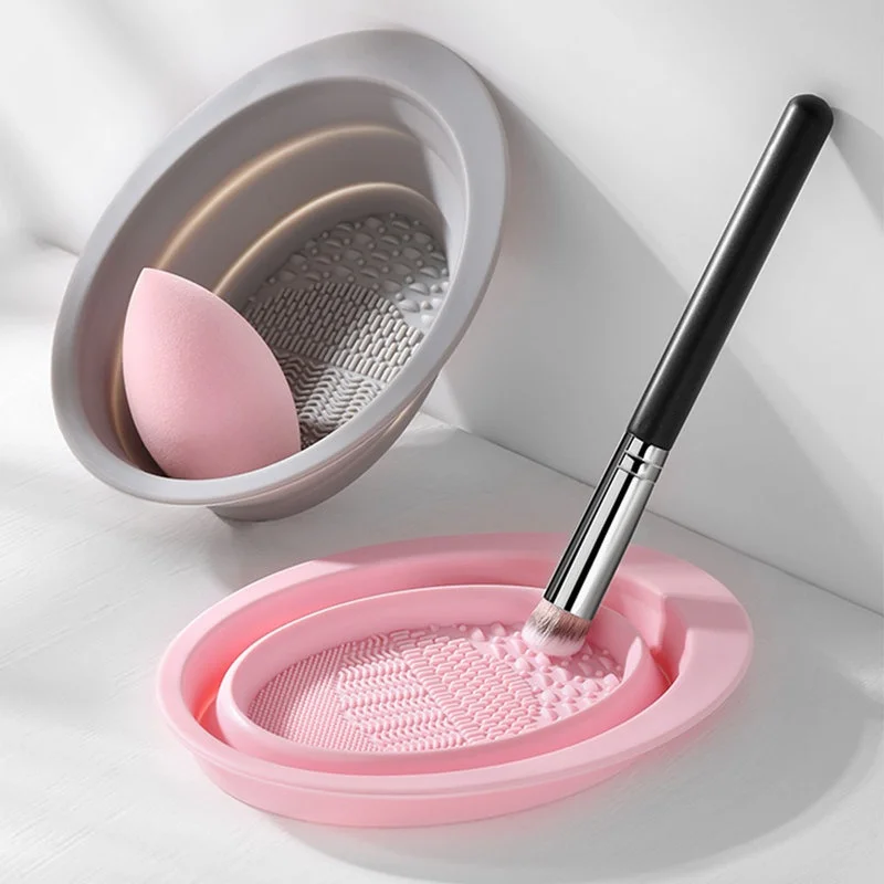Foldable Silicone Makeup Brush - Group Head Brush avaliação e preço
