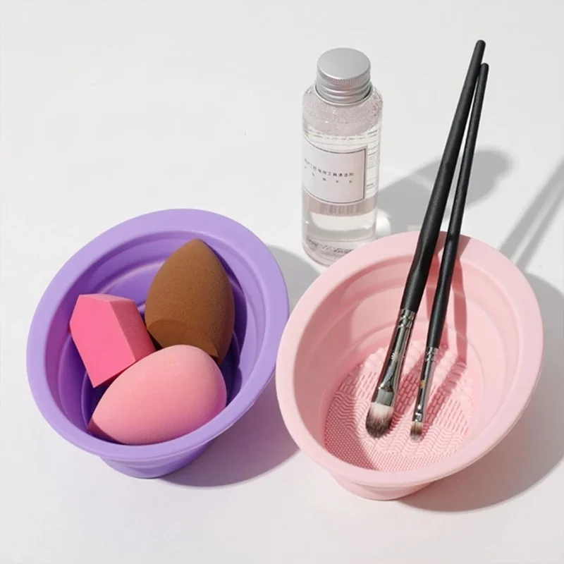Foldable Silicone Makeup Brush - Group Head Brush avaliação e preço
