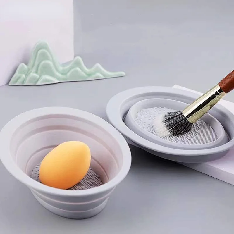 Foldable Silicone Makeup Brush - Group Head Brush avaliação e preço