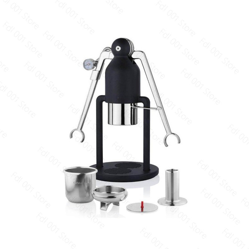 Hand Press Coffee Robot Unplug - Pressure Gauge Espresso avaliação e preço