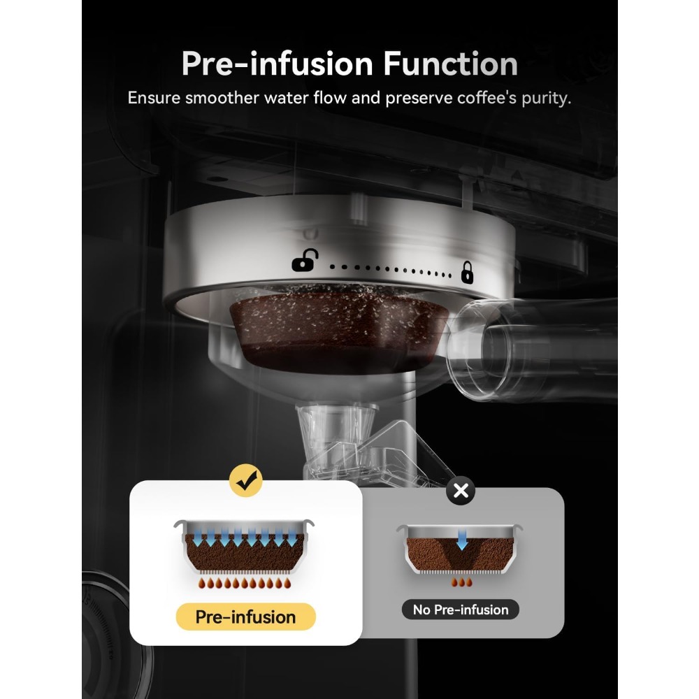 58mm Professional Espresso Cof - Pressure Gauge Espresso avaliação e preço
