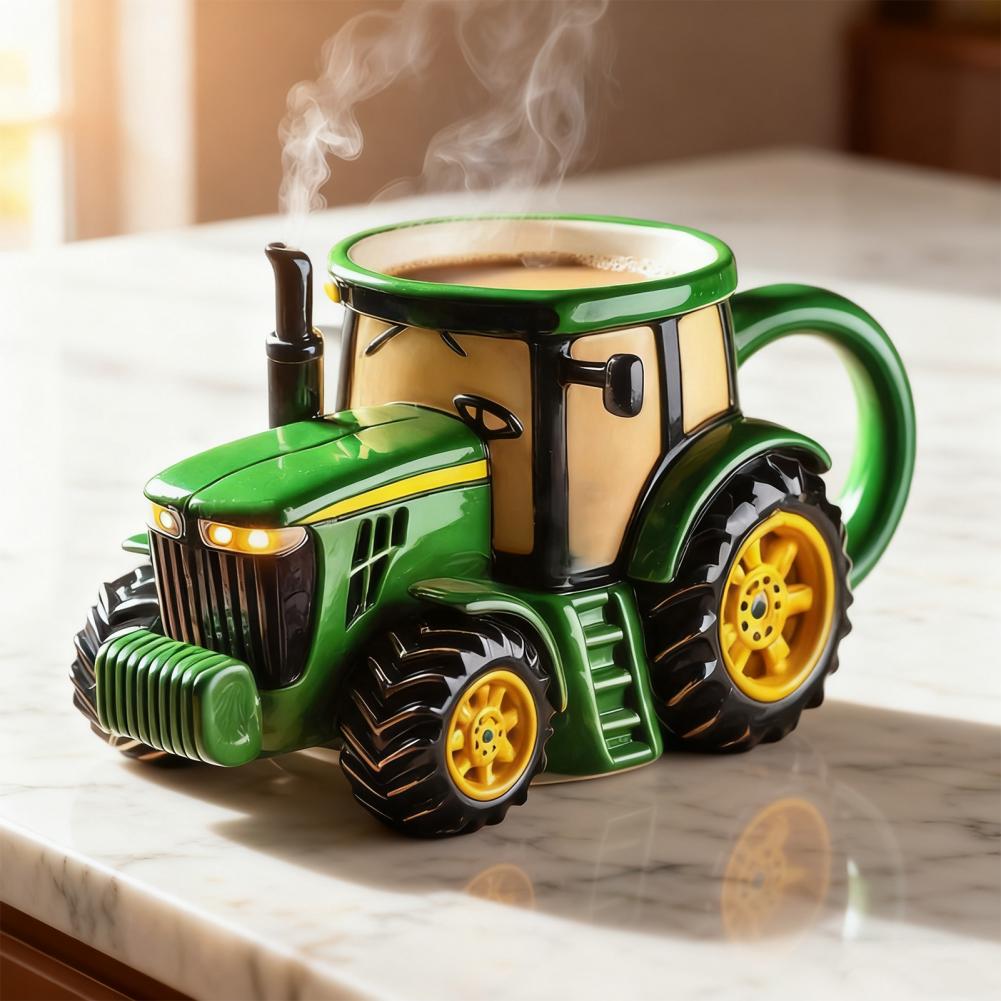 Handcrafted Tractor Coffee Mug - Coffee Equipment Eu avaliação e preço