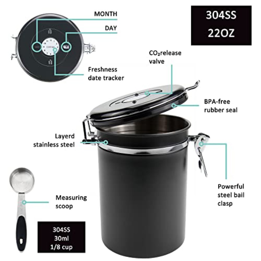 x 2pack 22oz Airtight Stainles - Coffee X avaliação e preço
