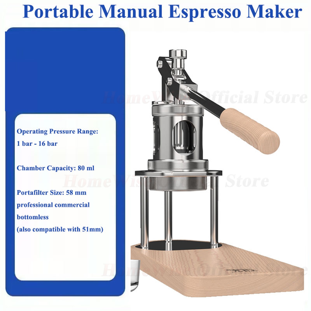LXCHAN WS/WS1 Portable Manual  - Pressure Gauge Espresso avaliação e preço