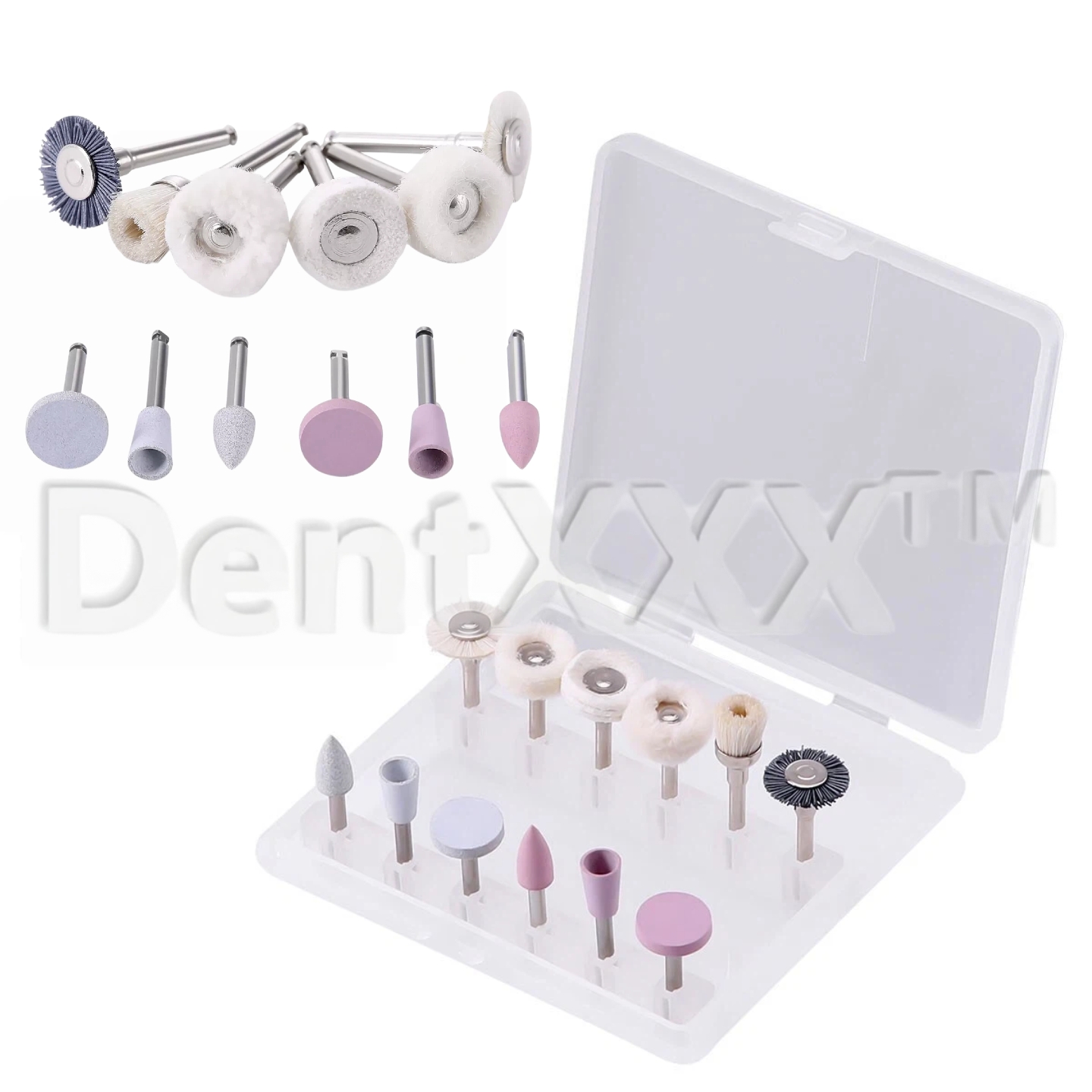 12Pcs Composite Polishing Kit, - Group Head Brush avaliação e preço