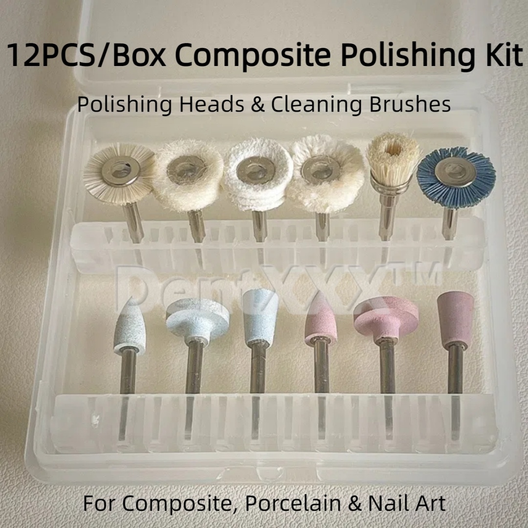 12Pcs Composite Polishing Kit, - Group Head Brush avaliação e preço