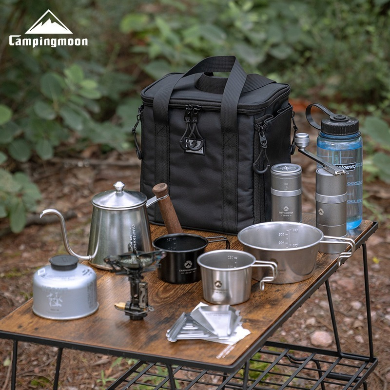 CAMPINGMOON BKXD-5F-B Card Sto - Coffee Equipment Bag avaliação e preço