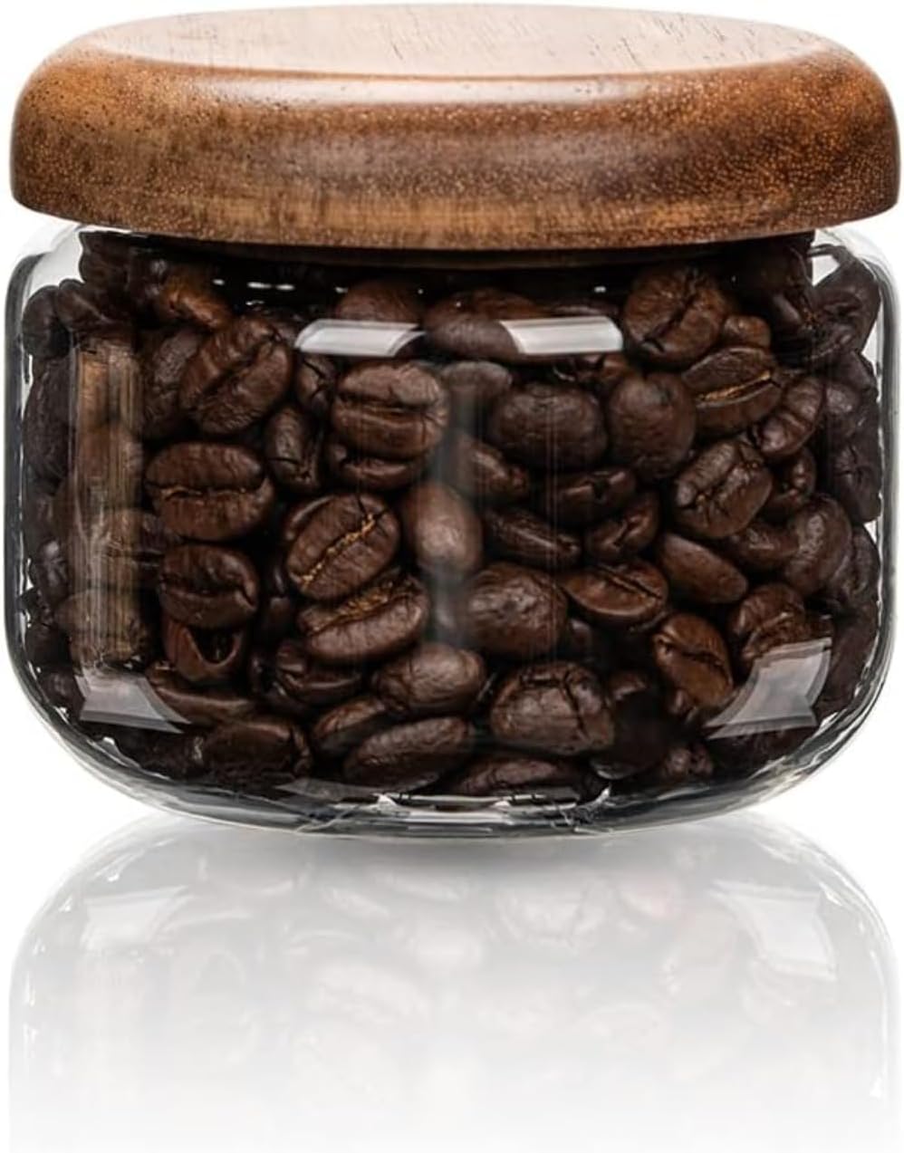 Glass Food  Containers with Wo - Coffee X avaliação e preço