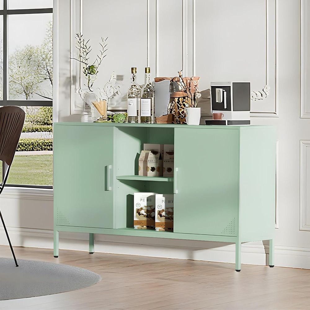 Green 65 Inch TV Stand with St - Coffee X avaliação e preço