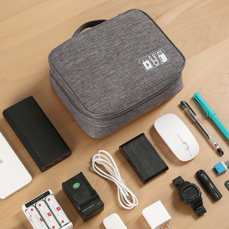 Portable USB Data Line Charger - Coffee Equipment Bag avaliação e preço