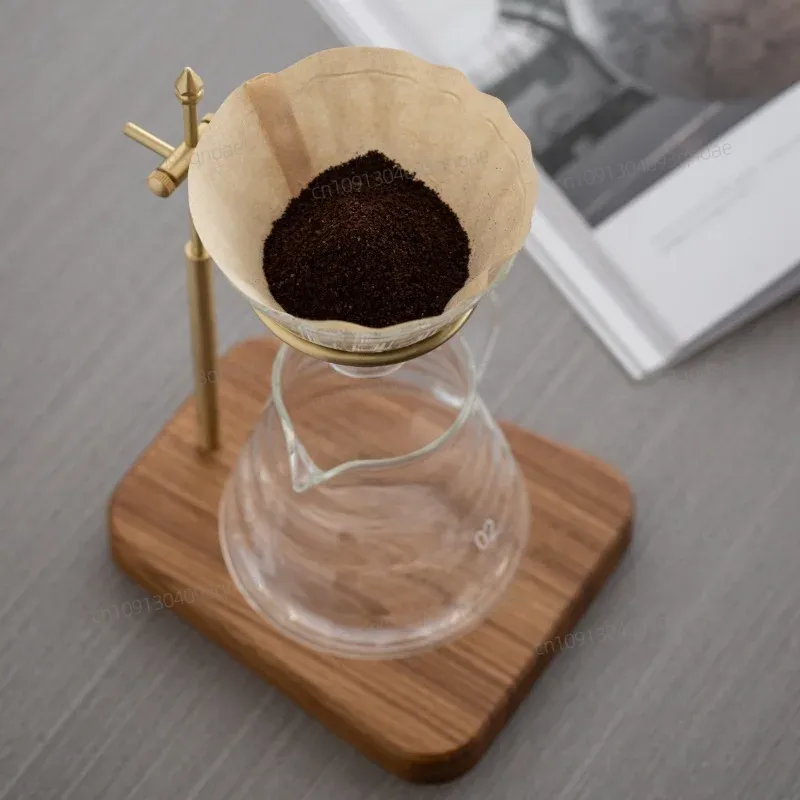 HeMu Solid Wood Brass Hand Bre - Coffee Equipment Filter avaliação e preço