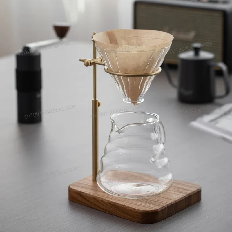 HeMu Solid Wood Brass Hand Bre - Coffee Equipment Filter avaliação e preço