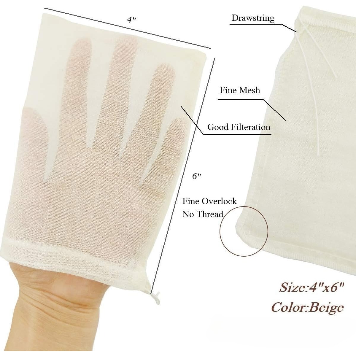 X-Small Reusable Cotton Filter - Coffee X avaliação e preço