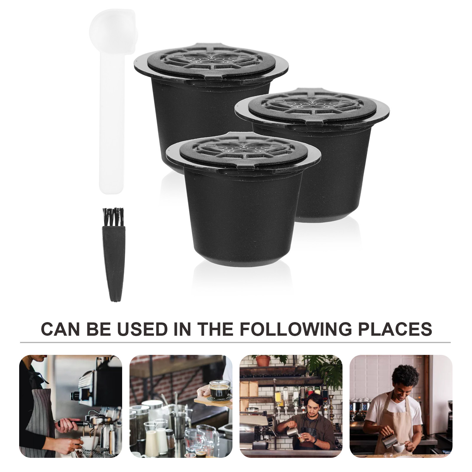 1Set Reusable Coffee Capsule F - Coffee Equipment Filter avaliação e preço
