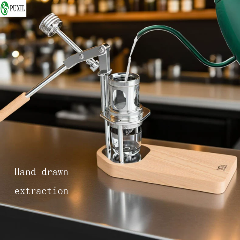 New Mini 6-9Bar Manual Espress - Pressure Gauge Espresso avaliação e preço
