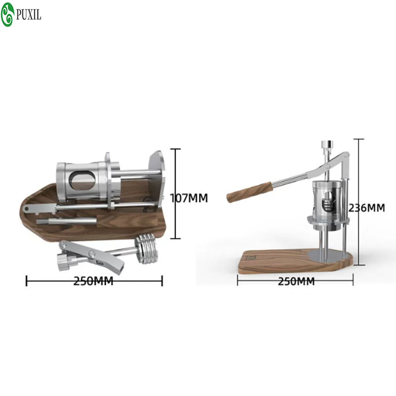 New Mini 6-9Bar Manual Espress - Pressure Gauge Espresso avaliação e preço
