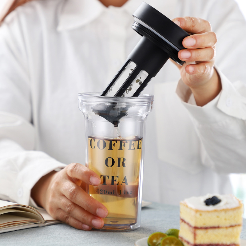 420ml Portable Travel Cold Bre - Coffee Equipment Filter avaliação e preço