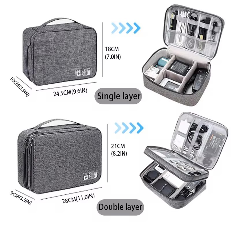 Travel Cable Storage Bag Porta - Coffee Equipment Bag avaliação e preço