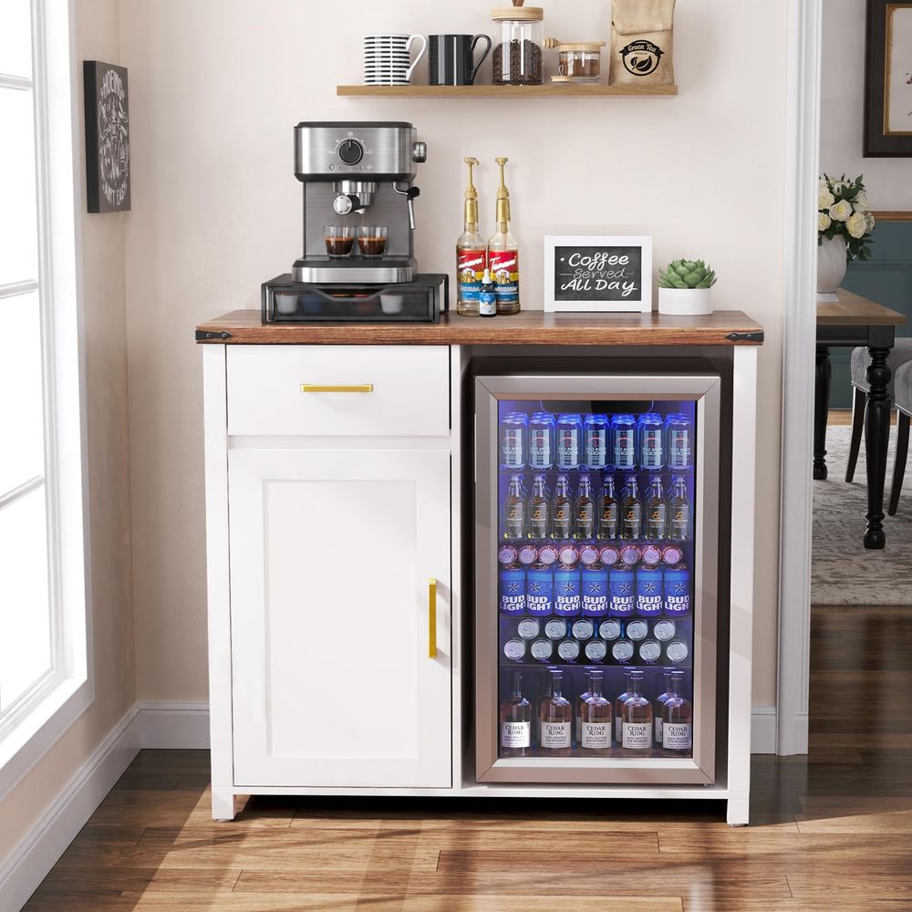 Coffee Bar with Mini Fridge Sp - Coffee X avaliação e preço